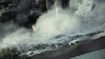 Ghost Ship Large Scale Crashing Wave Water Fluid Simulation #houdinifx #arnoldrender #axiom