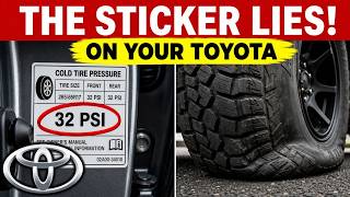 The 32 PSI Toyota Tire Mistake Mechanics Quietly Fix — and the Tire Shop Hopes You Never Catch