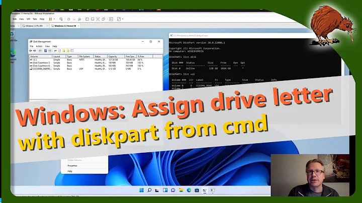 Diskpart – Assign drive letters from command line