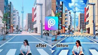 cara edit foto menjadi ANIME di aplikasi picsArt terbaru