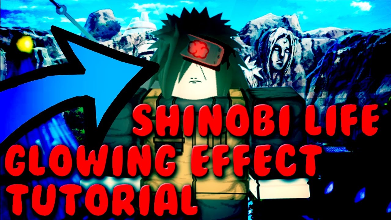 Shinobi Life Headband Glowing Effect Tutorial Youtube - roblox headband id codes shinobi life