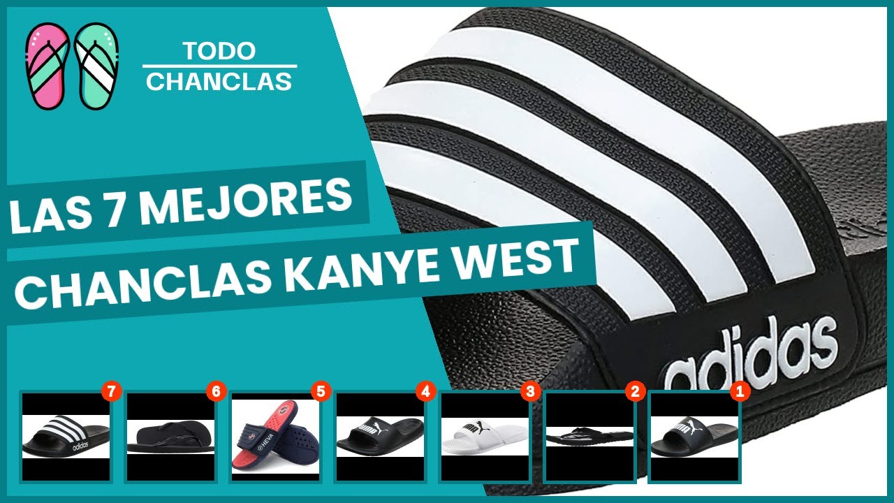 Las 7 mejores chanclas kanye west - YouTube