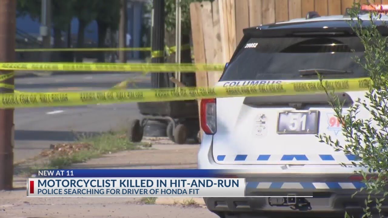 Motorcyclist killed in hit and run - YouTube