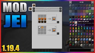 1.19.4 COMO INSTALAR MOD JEI Y VER TODOS LOS CRAFTEOS PARA MINECRAFT JAVA OFICIAL Y COMO USARLO screenshot 2