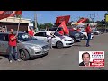 Автопробег в Новочеркасске и Грушевке в поддержку кандидатов на Выборы в Госдуму от КПРФ