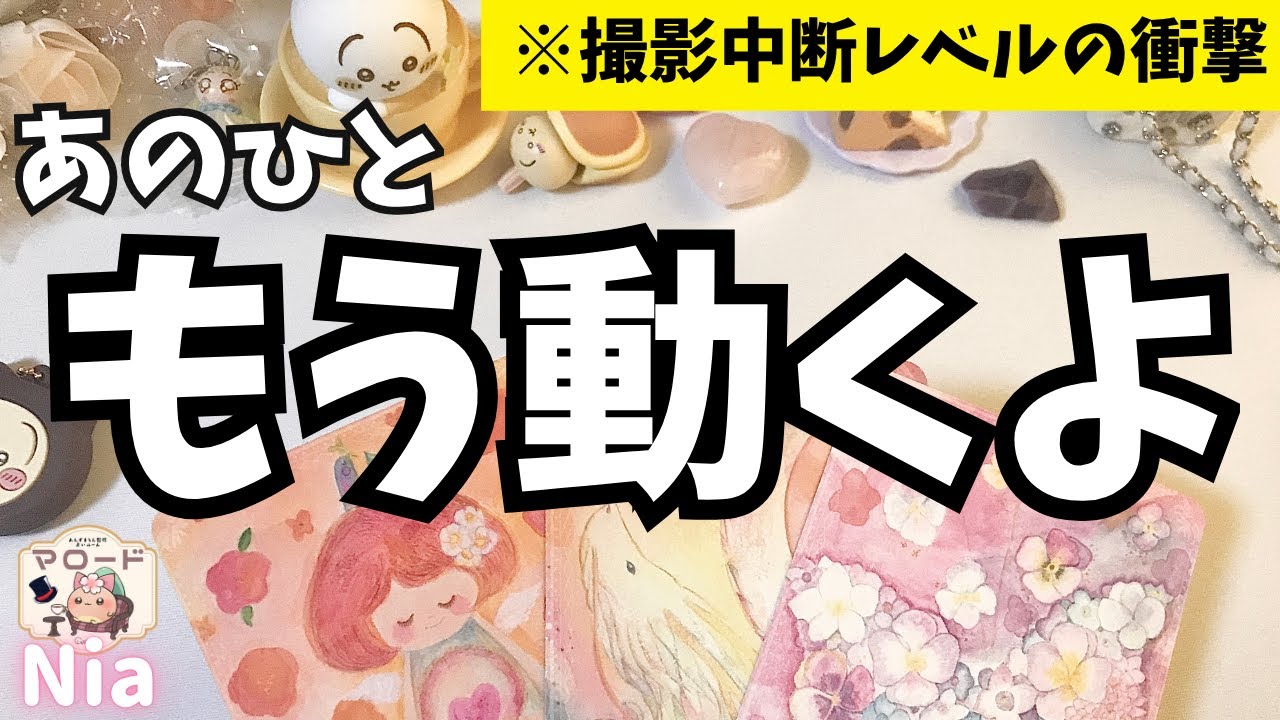 【⚠️鳥肌注意】※ヤバすぎて撮影中断レベル 今この瞬間あの人の気持ち、動き出すよーー【恋愛占い】【タロット・オラクル・リーディング】【Nia☁️🥞/𑁍マロード】奇跡 本音 神展開 気持ち 魅力