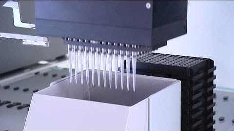 MCA96 Nested DiTi passive stack offset pipetting columns