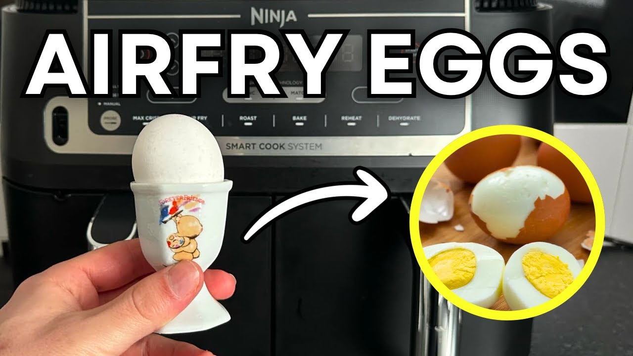 How To Cook Hard Boiled Eggs in Air Fryer Ninja