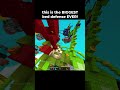 BIGGEST Bed Defense EVER!