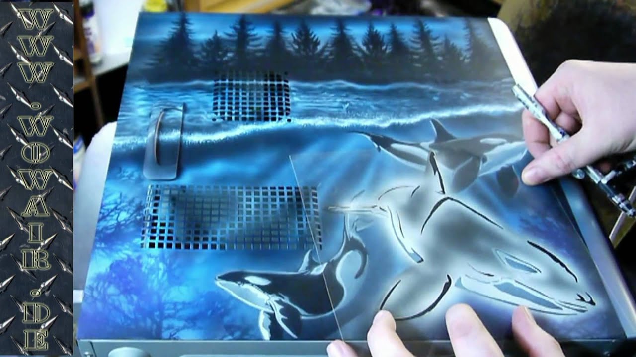 No.067  Airbrush by Wow PC Tower Orca HD 1080.mp4