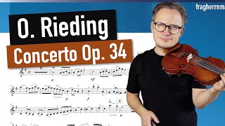 Rieding Concerto in G Major, Op 34, 1. Movement, Violin Sheet Music, Piano Accompaniment