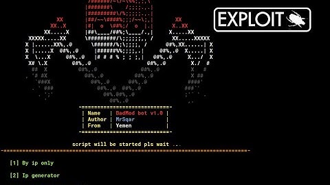 BADMOD V2.0 || DETECT WEBSITE CMS WEBSITE SCNNER & AUTO EXPLOIT