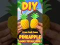 DIY Pineapple from Fruit Foam – Looks Totally Real!