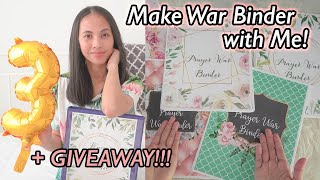 WAR BINDER or PRAYER JOURNAL Setup 2021 | Prayer Journaling for Beginners - Ideas and Flipthrough
