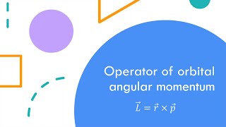 Operators of Orbital Angular Momentum (LECTURE 14)