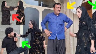 Zahra’s harassment by Armin and Fariba;   Emergency call to his father Murad