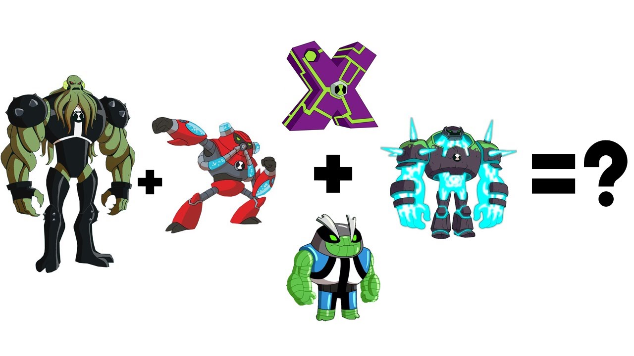 Ben 10 Alien Overflow + Shock rock + Gax + Surge + Slapback  Fusion video 