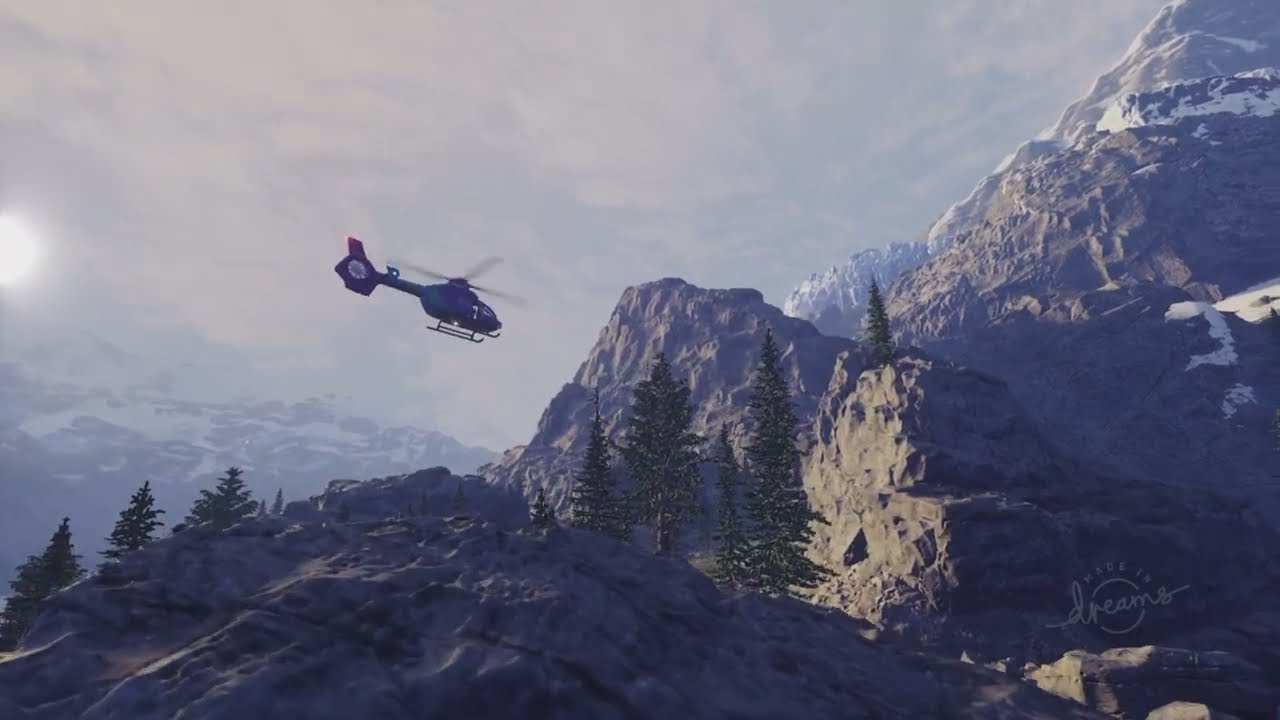 Dreams PS5 Is Insane! Thanks to IanSaneArtist for the mountains 