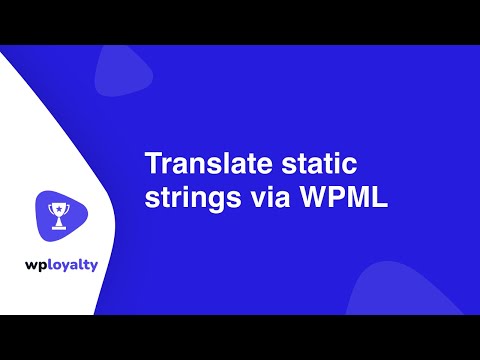 Translate Static Strings