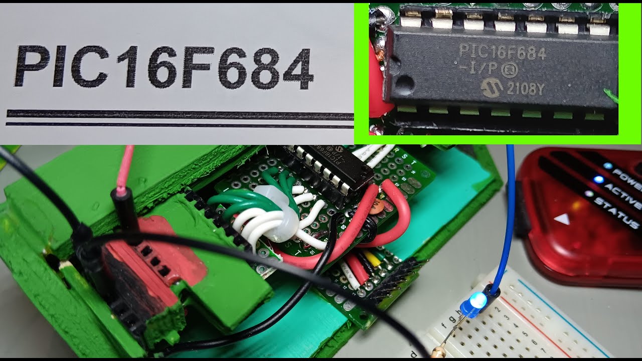 PIC16F684 Part 014 - Problems with Port bits clearing unintended? Turn the comparators off.