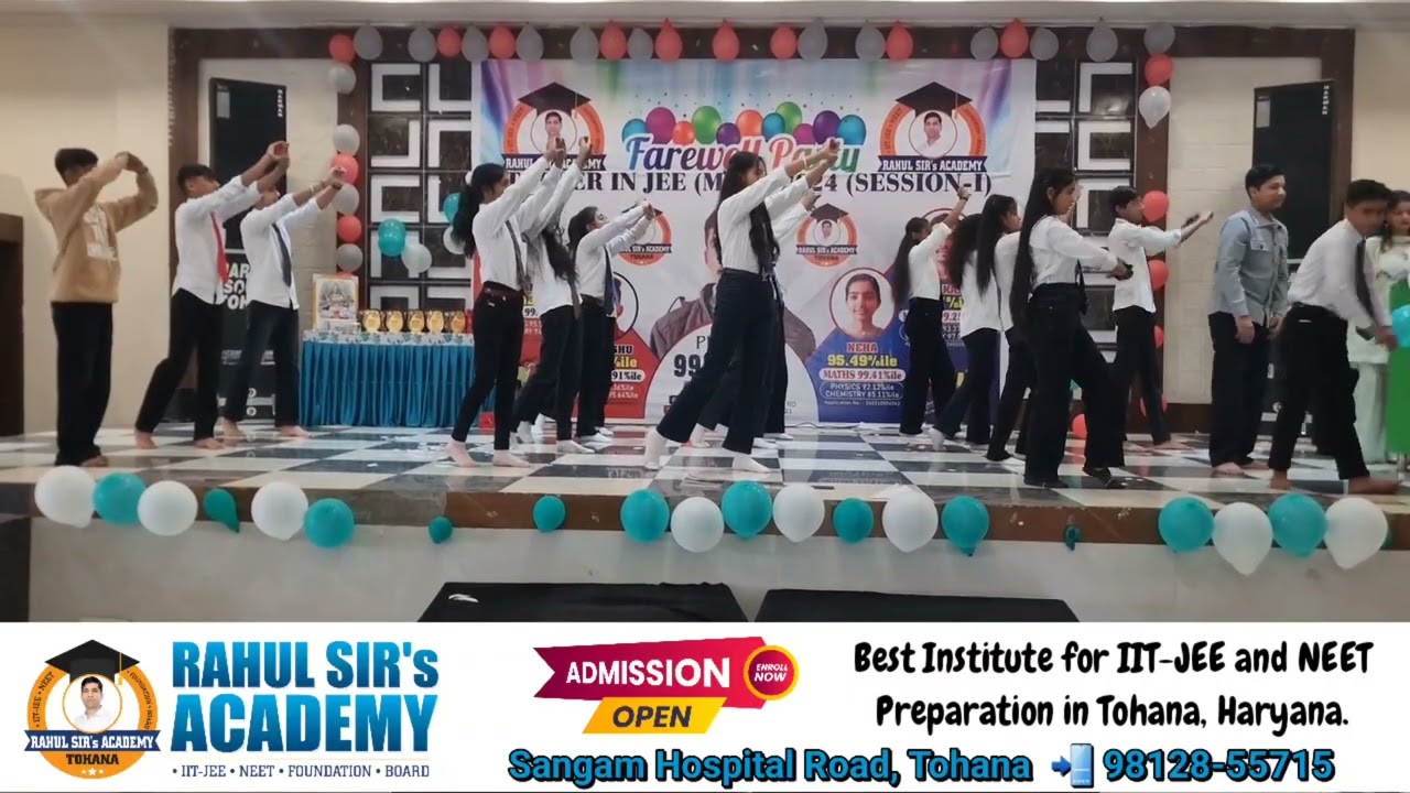 Farewell Party Performance by 9th Class Students Rahul Sir's Academy Tohana