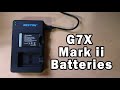G7X Mark ii duel batteries - Beston NB-13L