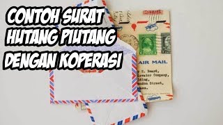 Contoh Surat Perjanjian Hutang Piutang Dengan Koperasi