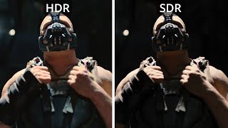 The Dark Knight Rises 4K vs Blu-ray Comparison (SDR version)