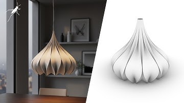 Parametric Pendant Lamp in Grasshopper | Tutorial