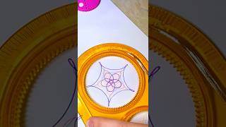 MAGIC CIRCLES #magic #circle #spirograph #tutorial #paint #painting #paintingtutorial #2024 #shorts