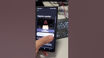 Android Deprem Uyarı Sistemi nasıl açılır?