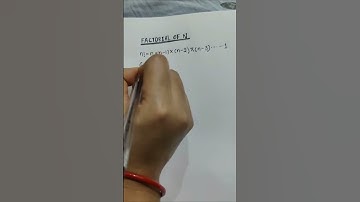 Factorial || Factorial of n ||factorial formula || factorial #shorts#youtubeshorts