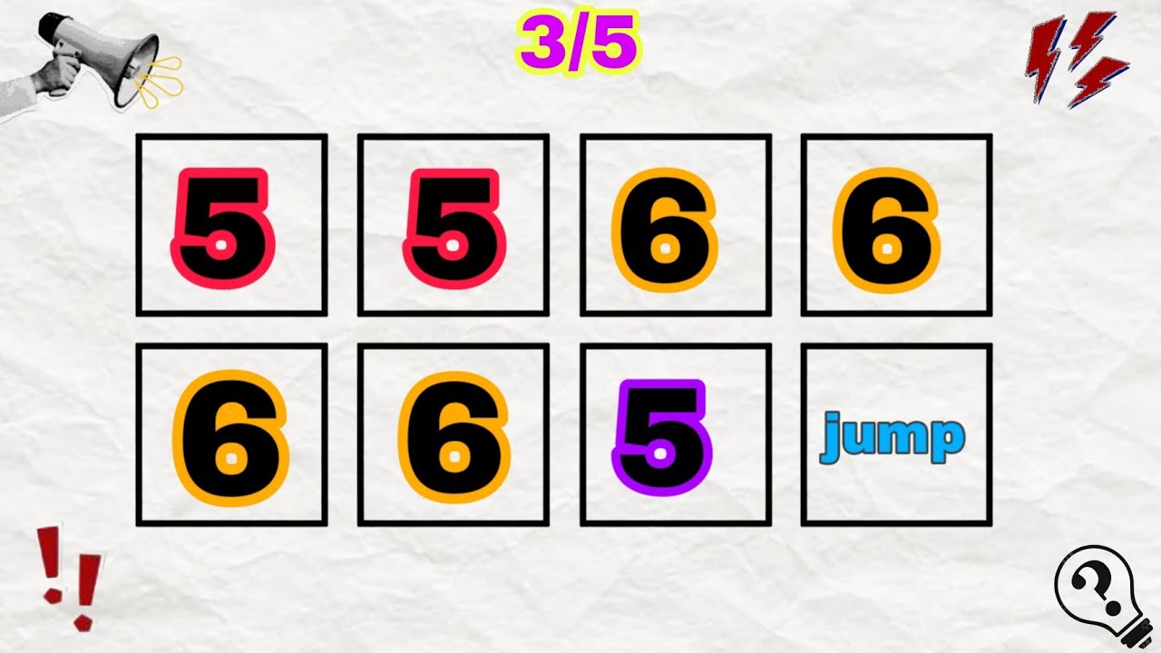 Say the number on beat challenge with immersive warm-up  jumping | Level 1-3 | Easy-Medium-hard 