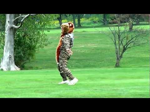 Goofy dancing gopher guy