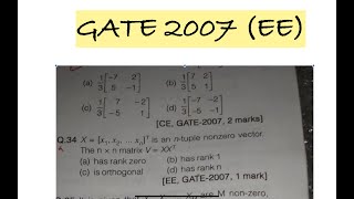 GATE 2007(EE)