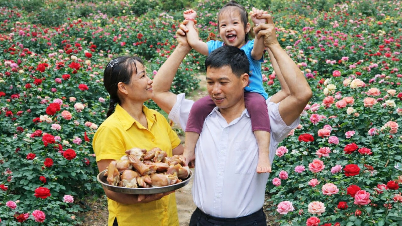 Beautiful Family Love – Cooking Pork Sausage With My Husband To Sell At The Market