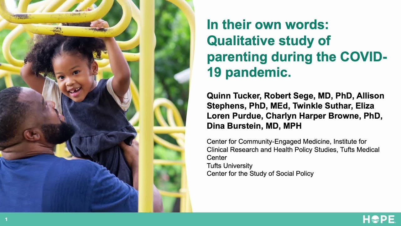 Qualitative Study of Parenting During the COVID-19 Pandemic - YouTube
