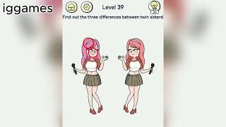 Brain Out 2 Level 39 Find out the three differences between twin sisters