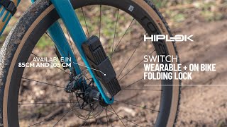 Hiplok Switch Wearable On Bike Folding Lock