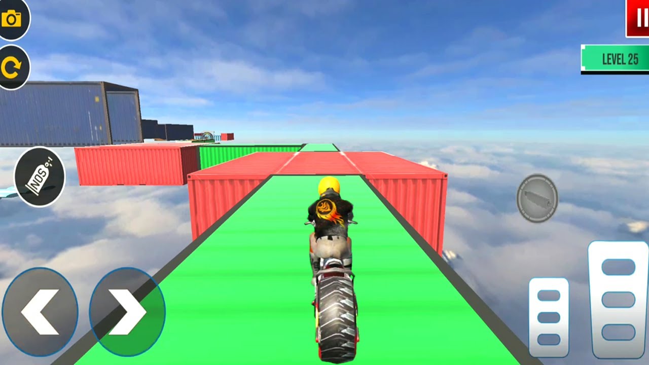 Mega Ramp Bike Sky Stunt Racing Game | Impossible Bike Racing Game | Bike Stunt Games 3D
