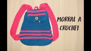MORRAL CROCHET Paso a paso - YouTube