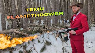I Bought a Flamethrower from Temu! Test