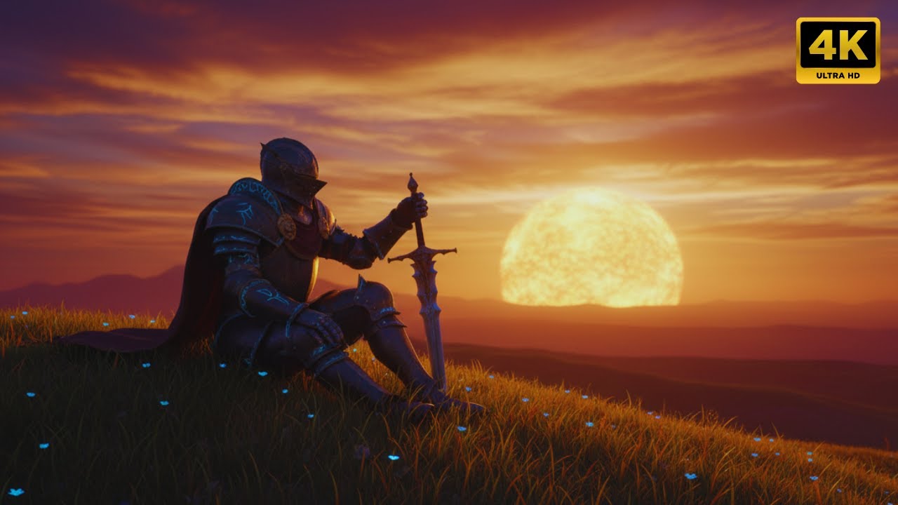 RESTING WITH MEDIEVAL FANTASY MUSIC 🔥 | 4K Ultra Realistic Tranquil World Of Knights