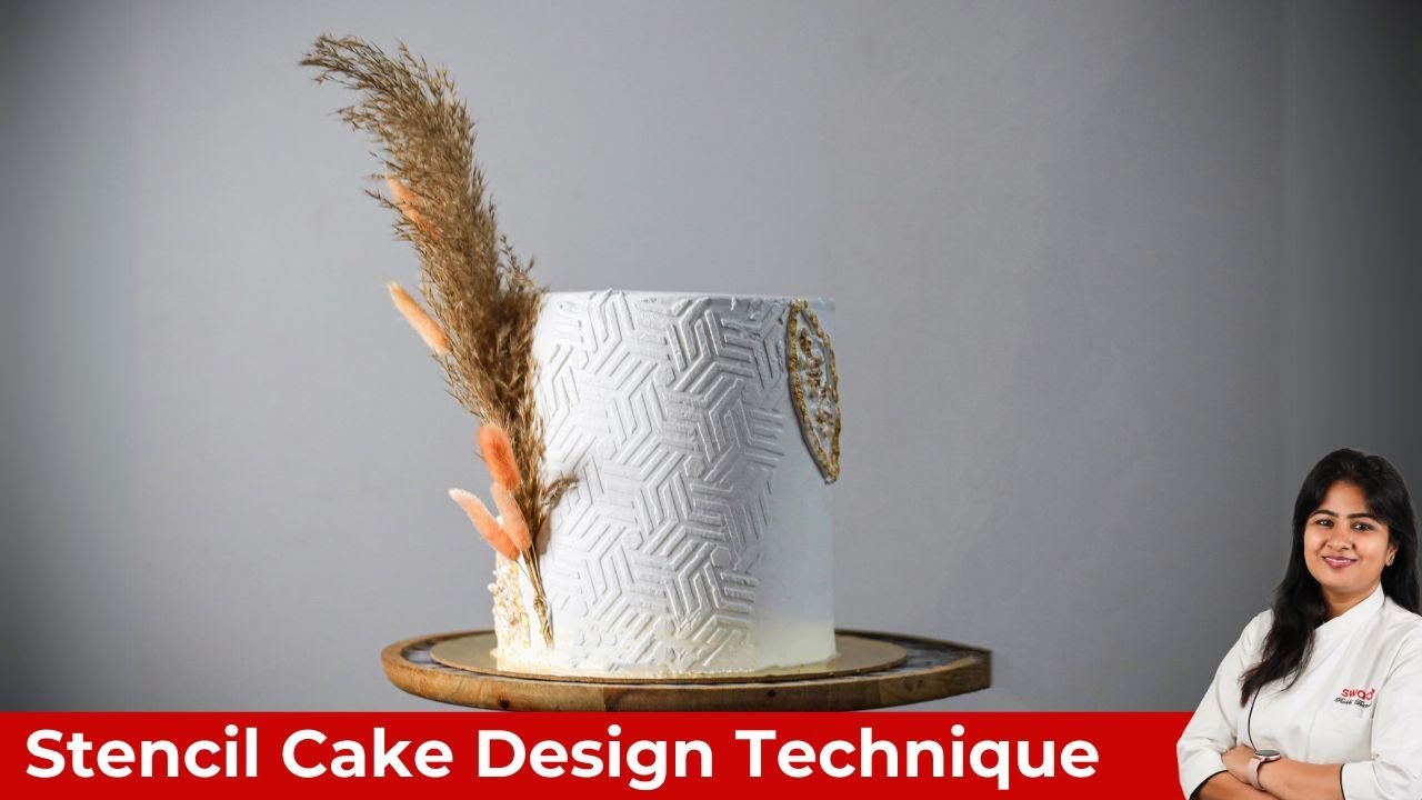 Ways to use Stencil on Cakes| StencilCake Stencil से Design बनाने का बिल्कुल सही तरीका|Easy Tutorial