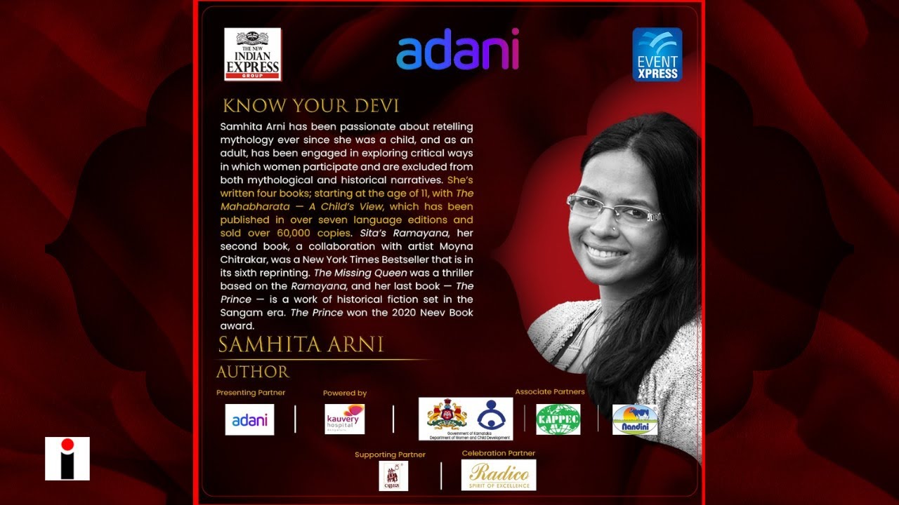 Devi Awards Bengaluru 2024 | KNOW YOUR DEVI: Samhita Arni, Author | Empowered Women | Leaders