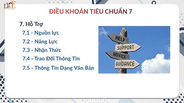 CÁC HOẠT ĐỘNG HỖ TRỢ TRONG ISO 21001:2018