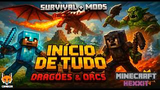 Minecraft Mods – Início da Nova Série com Meu Amigo! Aventura e Caos (Hexxit 2 )