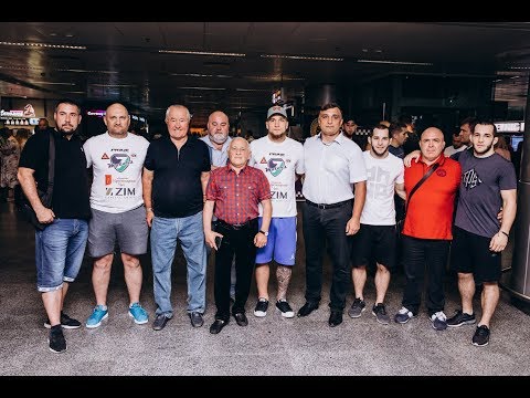 Ярослав Амосов в Киеве, после победного боя на Bellator 202