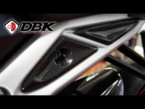 DBK GLOSSY CARBON SIDE COVERS TRIUMPH STREET TRIPLE 765 S / R / RS 2017-2023 video