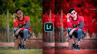 Lightroom soft Red tone photo editing tutorial | Lightroom background colour change screenshot 3